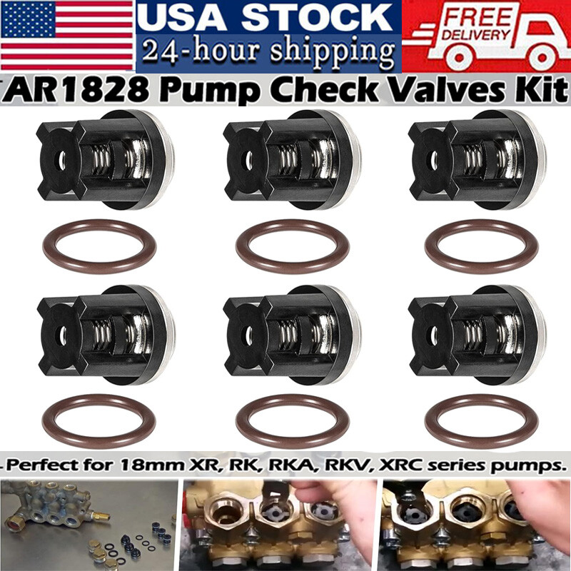 AR1828 Pump Check Valves Kit for Annovi Reverberi 18mm XR RK RKA RKV XRC Series