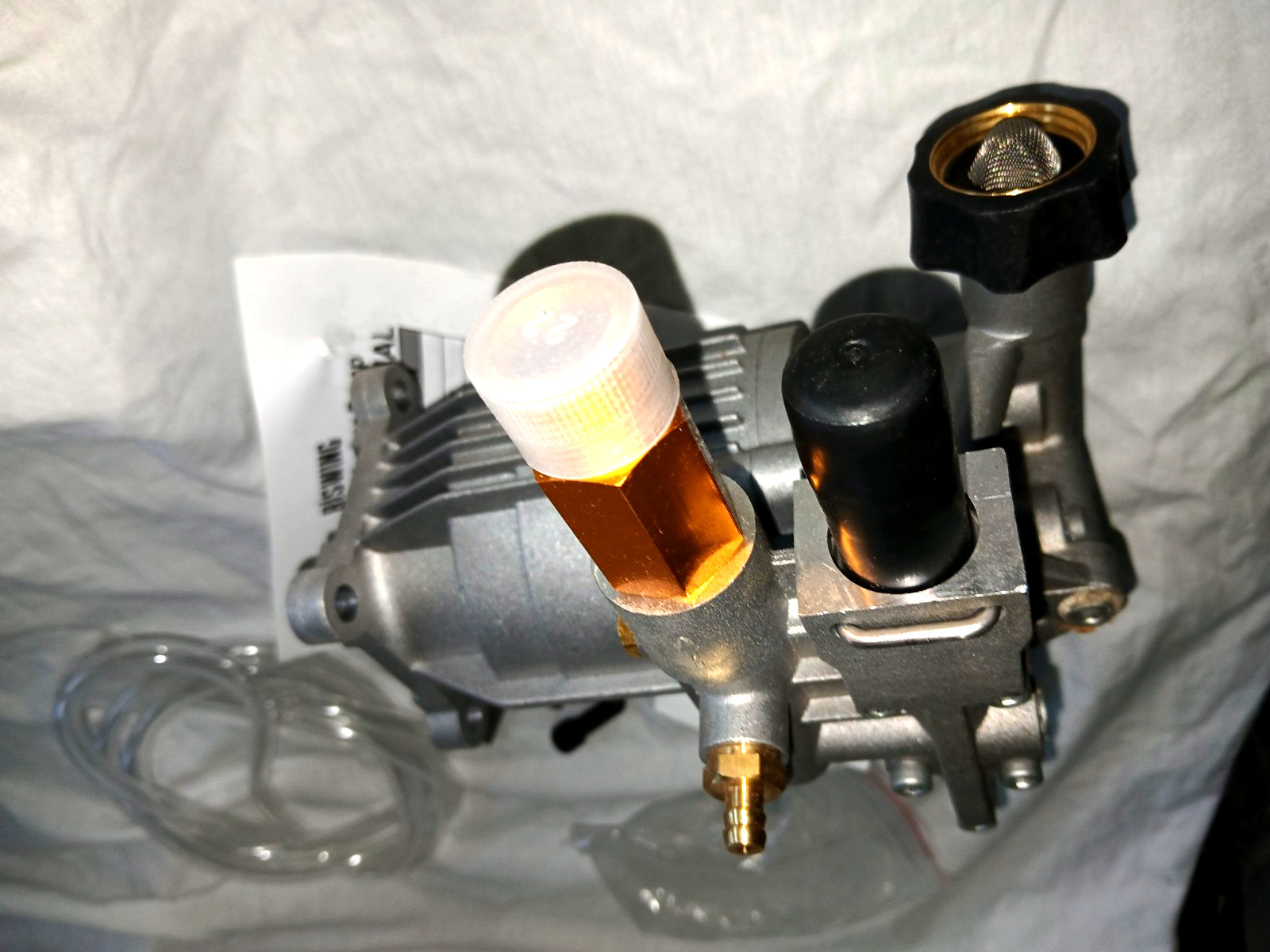Biswing Horizontal Pressure Washer Pump 3/4″ Shaft Axial 3400 PSI 2.5 GPM 6.5-7H