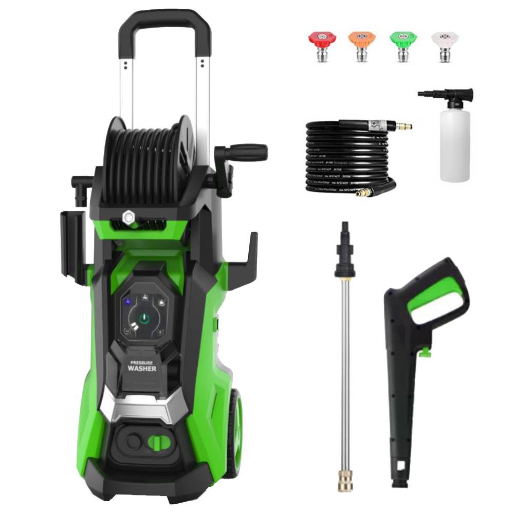 3800 PSI 2.8GPM Electric High Pressure Washer with Telescopic Handle Portable