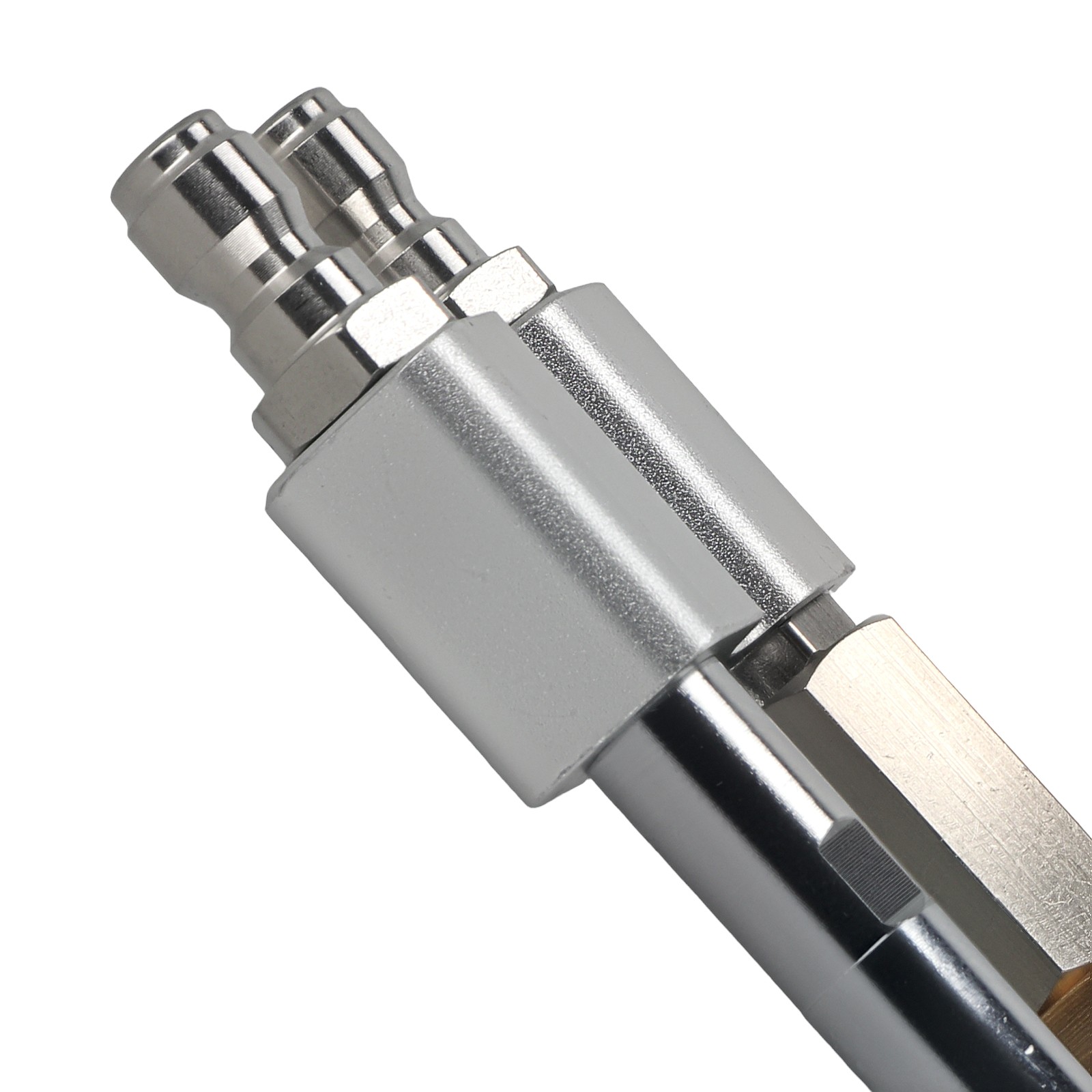 Adjustable Pressure Washer Nozzle 2-in-1 6000 PSI Soft Wash Tip 0-60° Spray