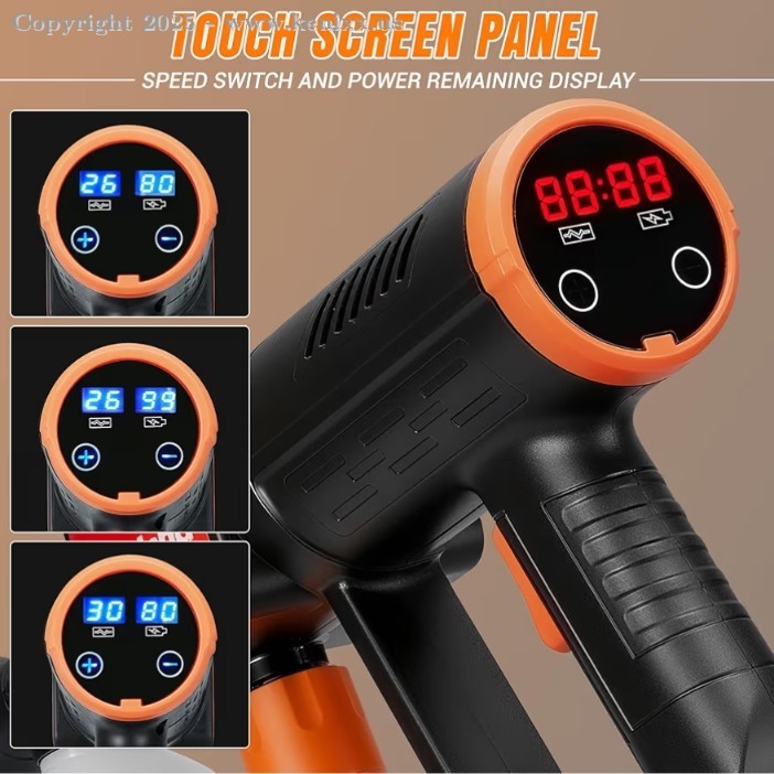 Cordless High Pressure Washer with Brushless Motor 2 * 4.0Ah Battery 6-in-1 Nozz