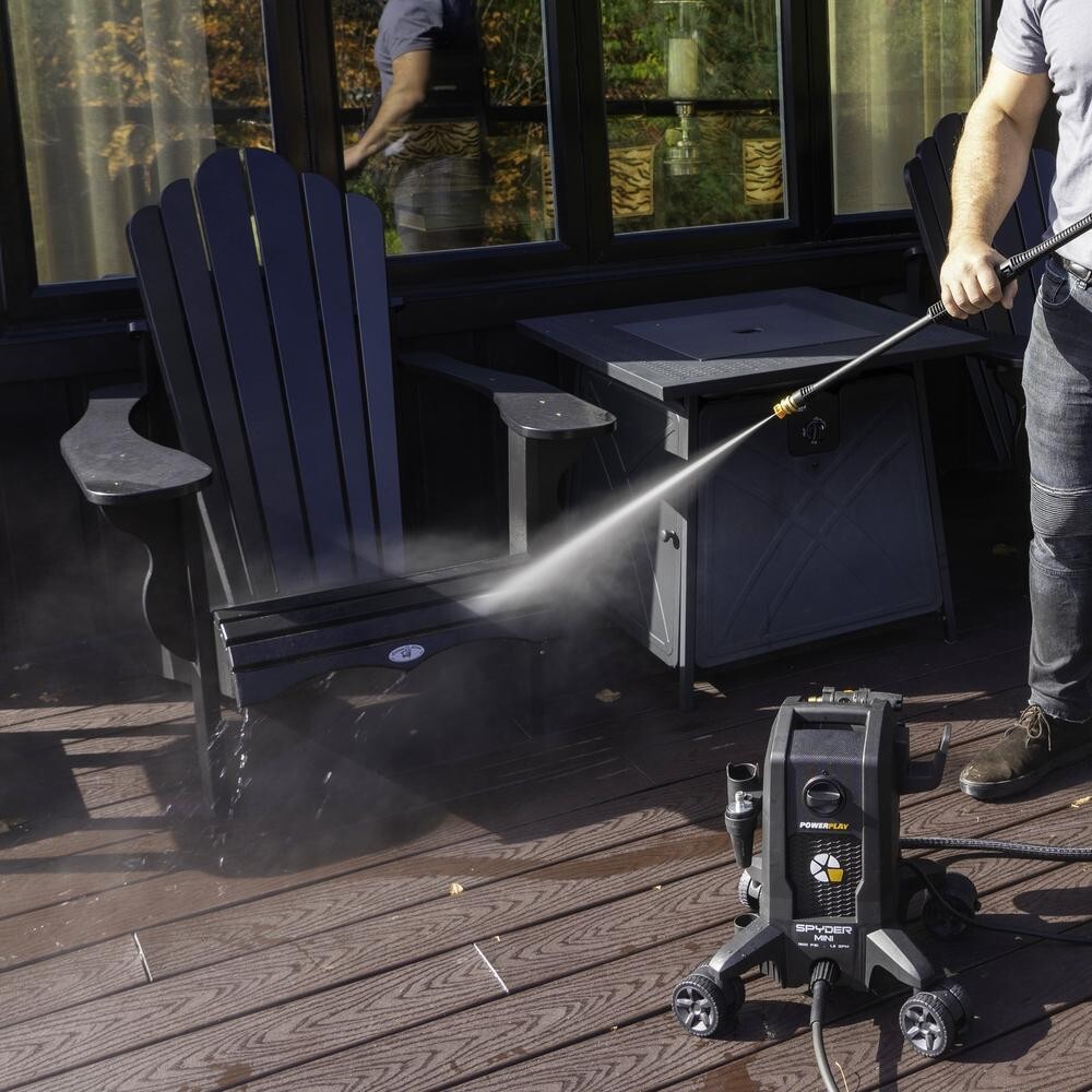 1900 PSI 1.2 GPM 13 Amp Corded Electric Mobile Pressure Washer w/ Detergent Tank