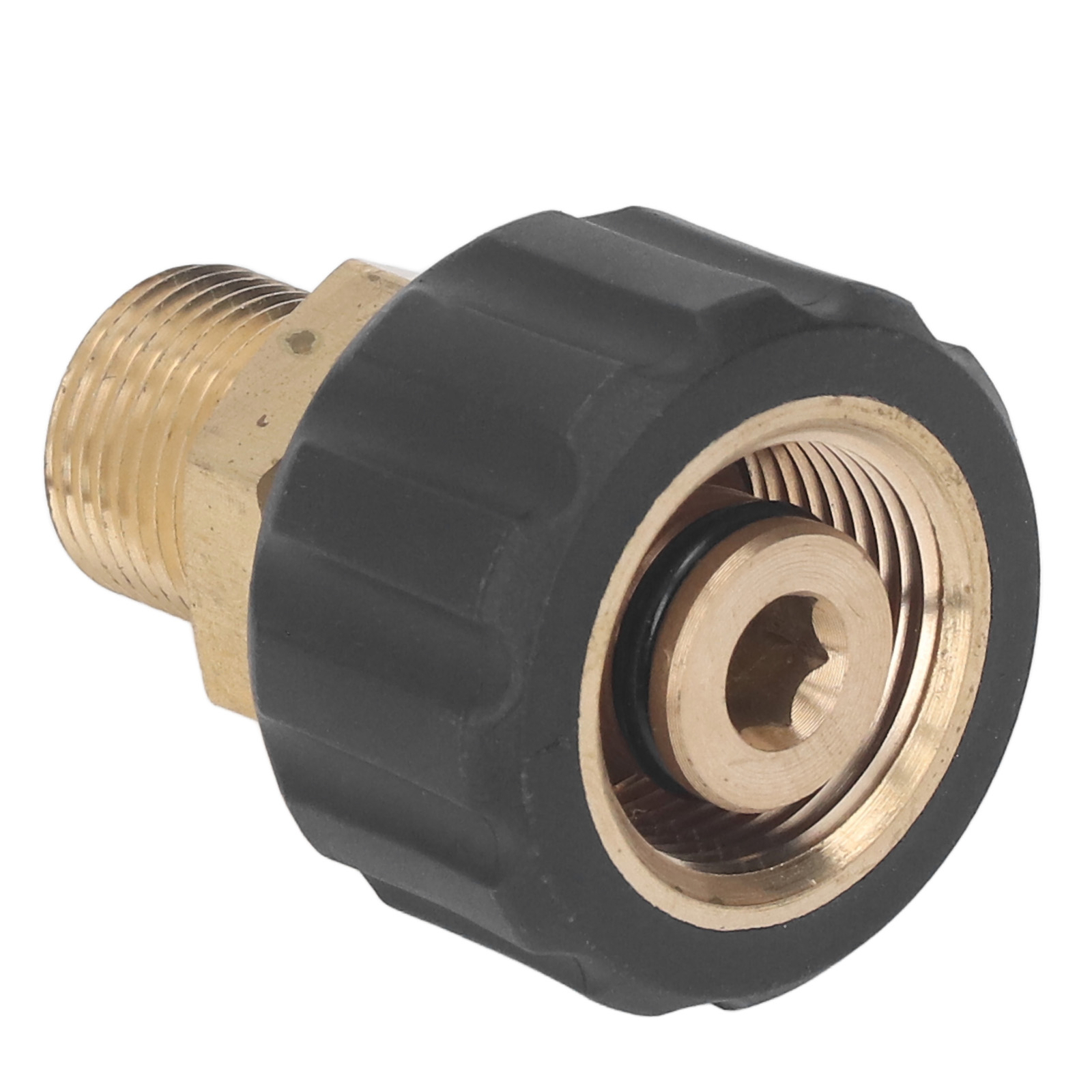 (Male G3/8 To Female M22 14mm)Pressure Washer Adapter Hose Connector 5000PSI