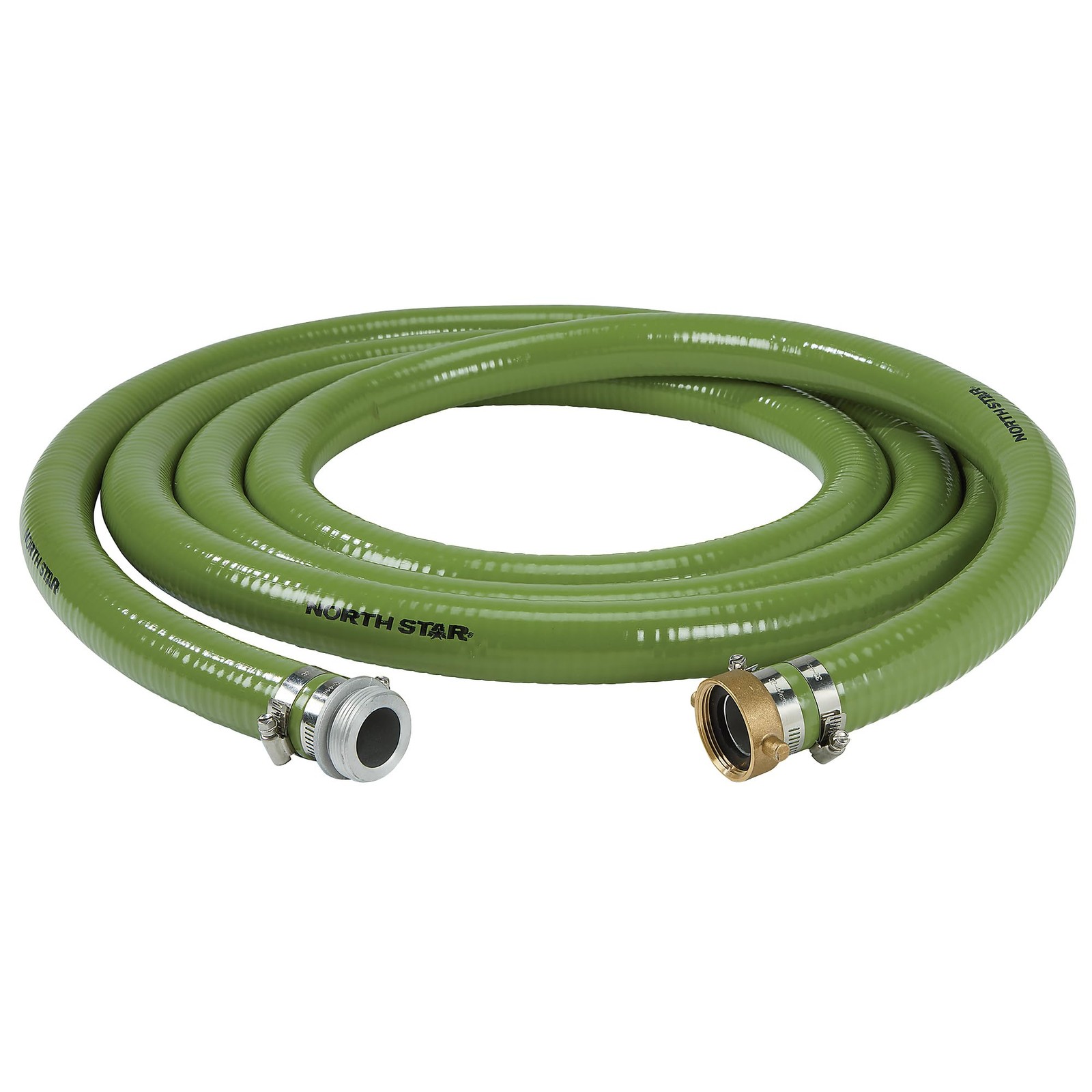 NorthStar Water Pump Suction Hose, 1-1/2in. x 20ft. Max. PSI 70, PVC,