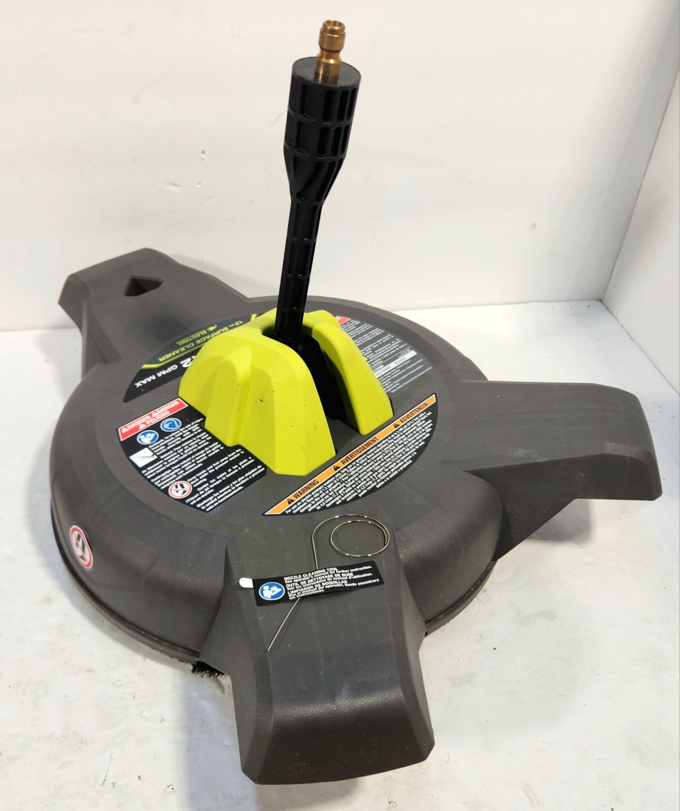 Ryobi RY31SC312 1.2GPM 12″ Surface Cleaner For Pressure Washer Z386 USED