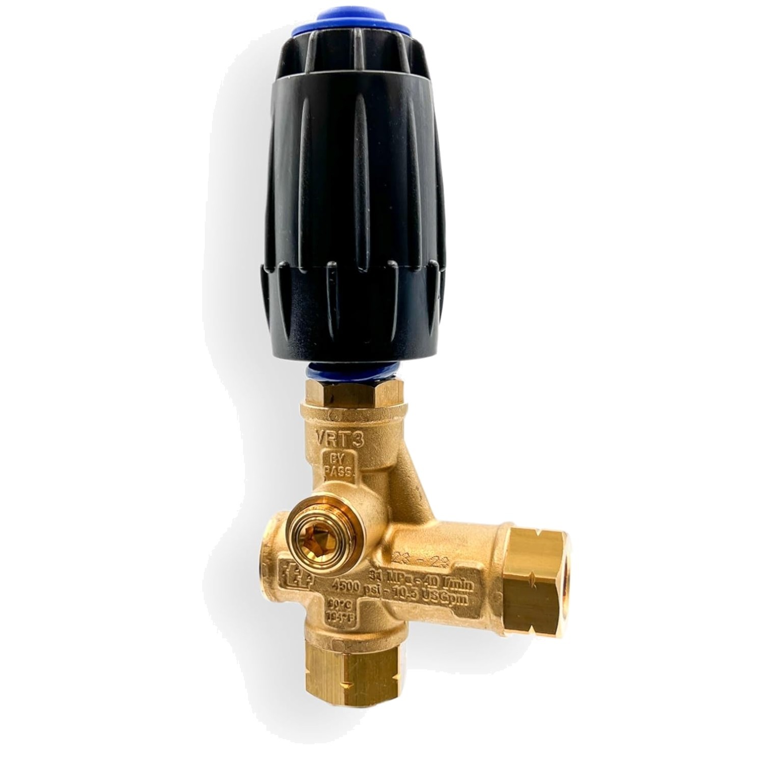 Improved Mecline VRT3-250 Unloader – 3650 PSI, Blue Spring