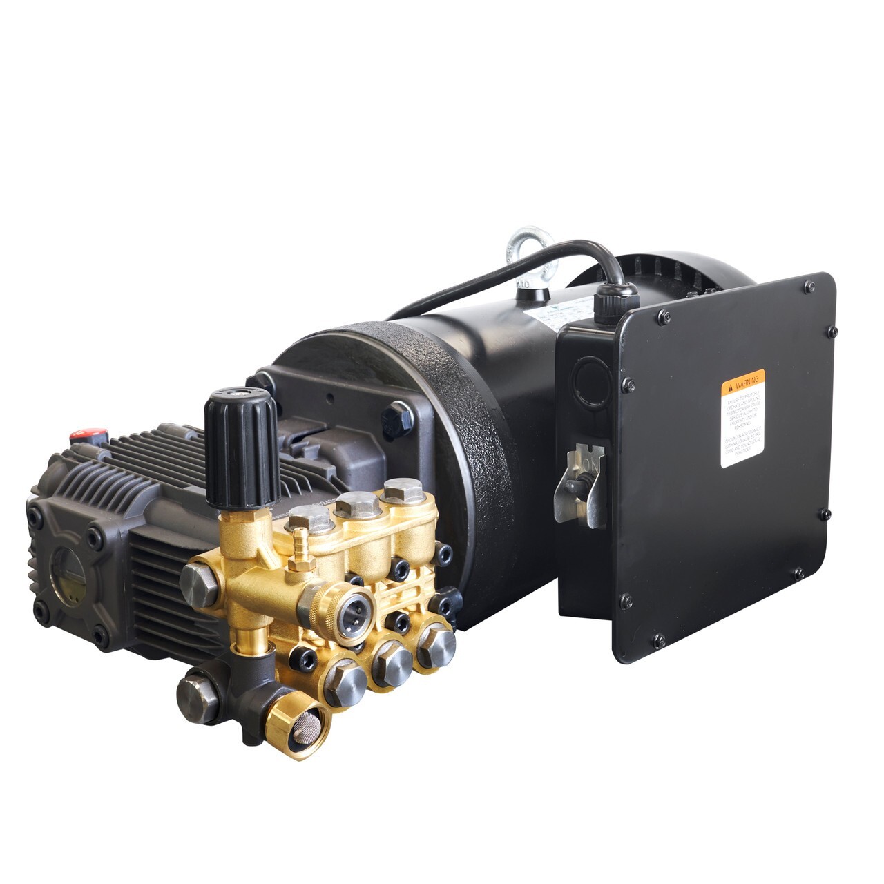 Canpump Electric Pressure Washer: 5 hp Half-Speed Motor 230 V, Triplex Pump