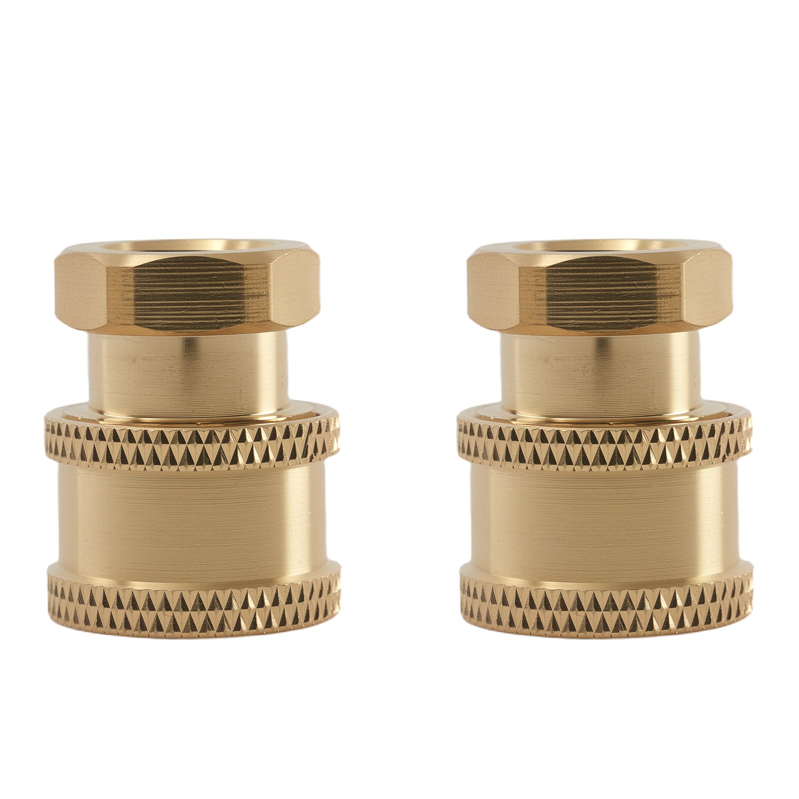 1/4″ Pressure Washer Adapter Quick Connect Socket to Female NPT Brass 2PC