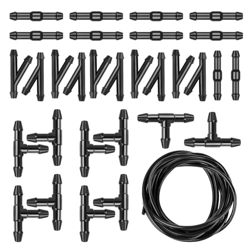 30 PCS Car Windshield Washer Hose Kit, 13.1Ft/4M Washer Fluid Hose, I-Type Y