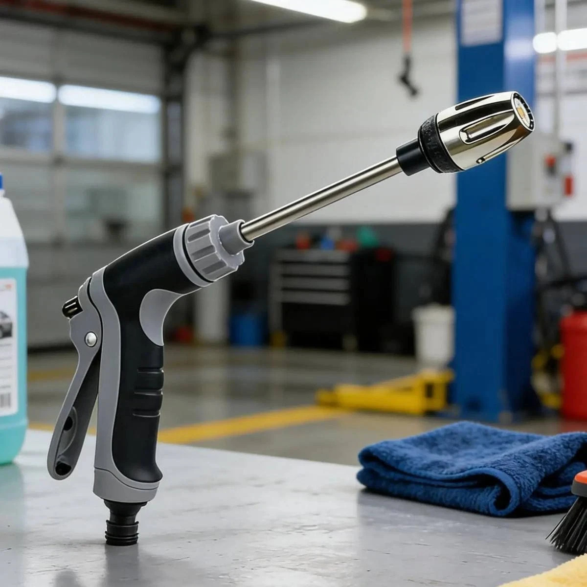 Aquoxis Cordless Cleaning Device Converts Garden Hose to Pressure Washer