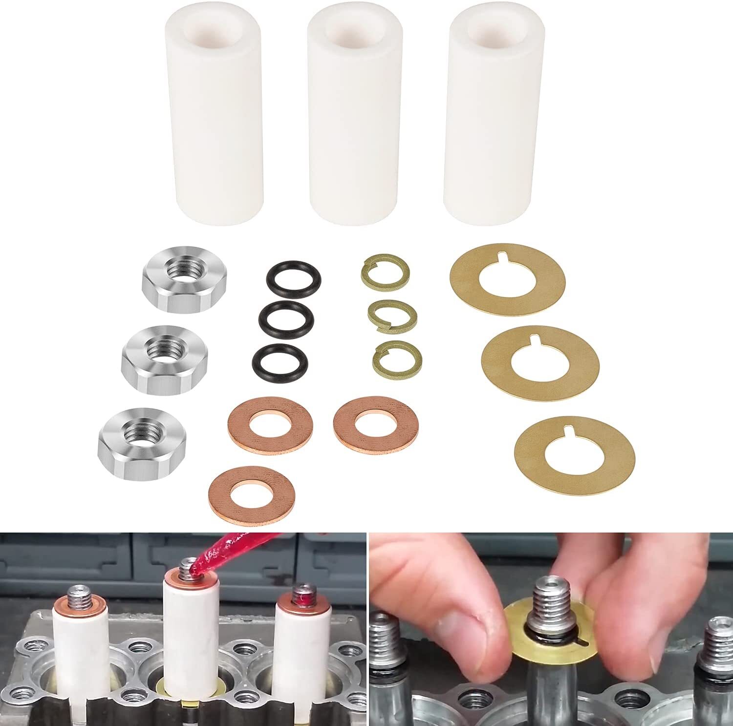 For Annovi Reverberi AR2546 Pump Piston Kit, 18mm RK, RKA, RKV