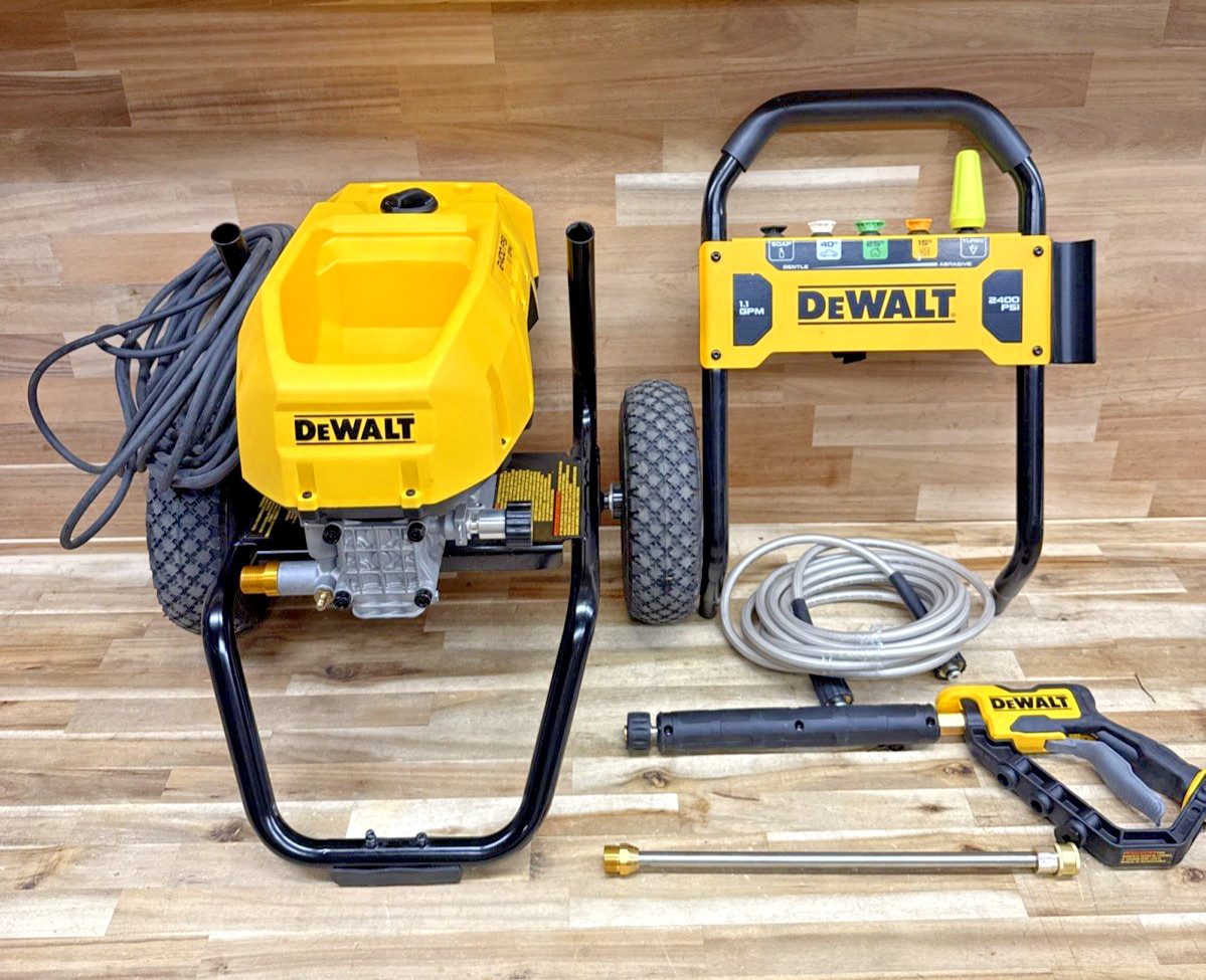 DEWALT Electric Pressure Washer 2400-PSI, 1.1-GPM missing soap container – Read