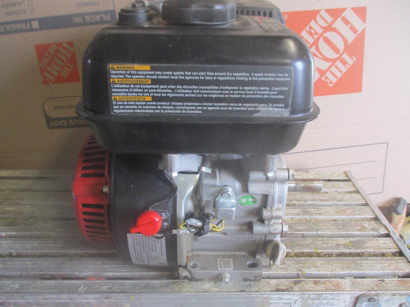 Simpson CRX165V Engine Runs!