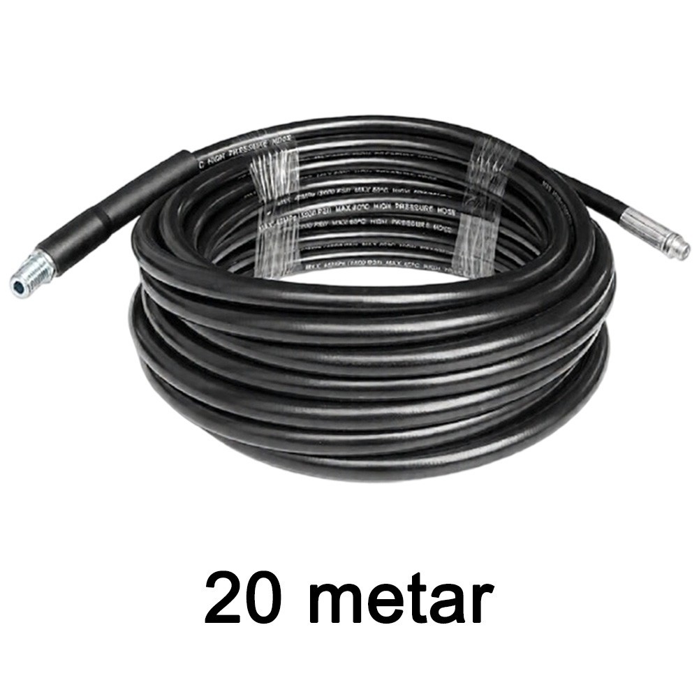 Pressure Washer Drain Hose Kit for KARCHER K5 Flexible Metal Rubber Design