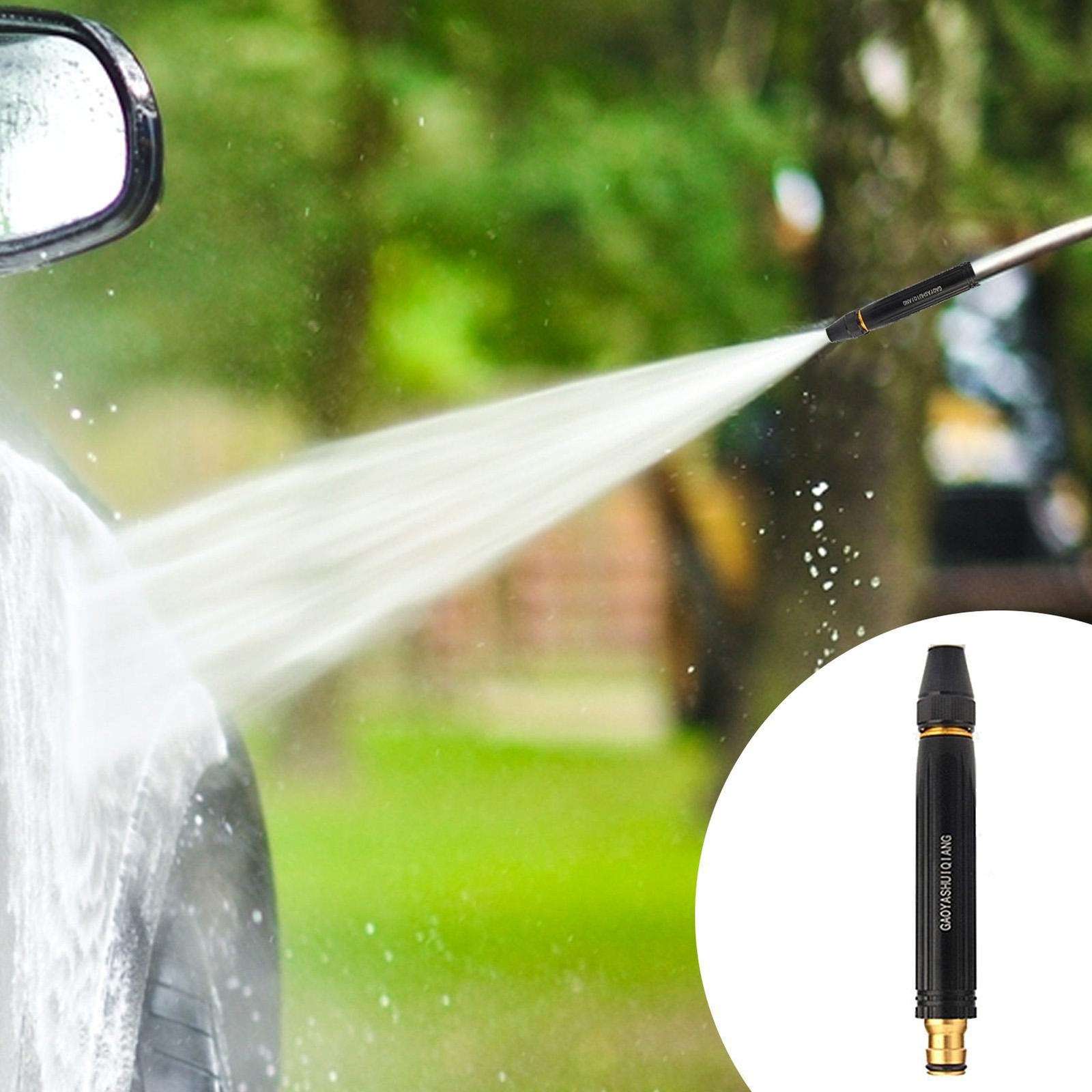 Power Washer Nozzles Adjustable Twist Hose Nozzle Fits Standard Hoses Garden Spr