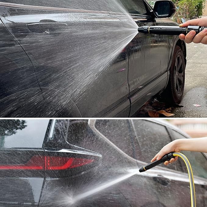 Larnto High Pressure Hose Nozzle Water Gun for Car Wash Garden Pressure Booster