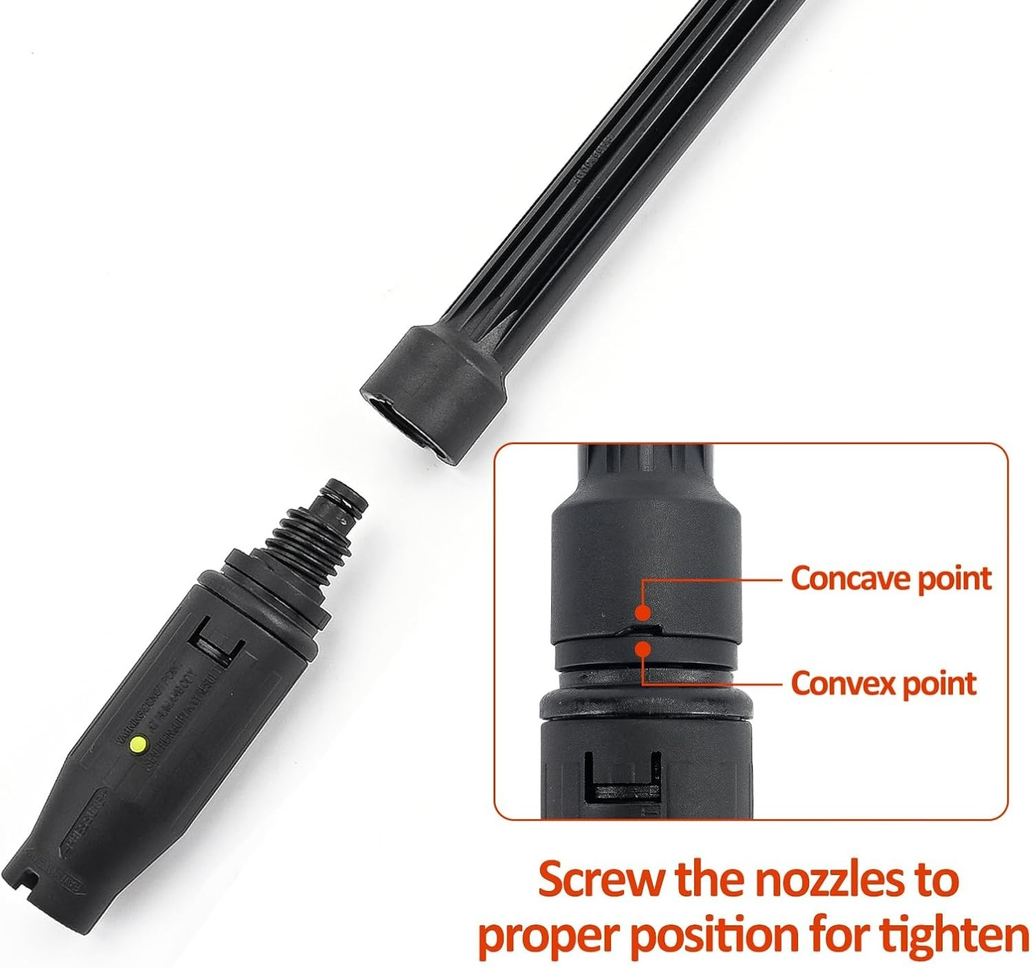 High Pressure Water Spray Gun Wand Nozzle, Replacement Pressure Washer Gun Co…