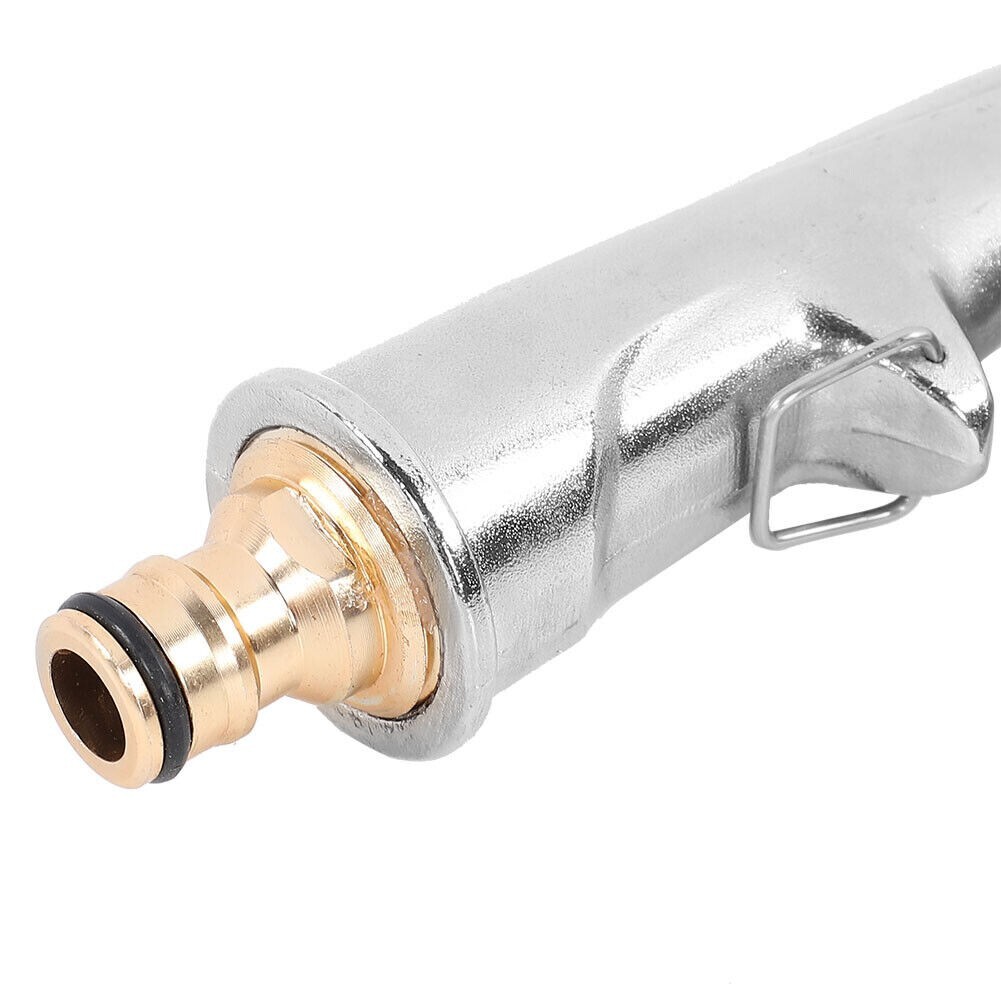 High Pressure Water Gun Long Nozzle Water Spray Gun Adjustable Strong Zinc