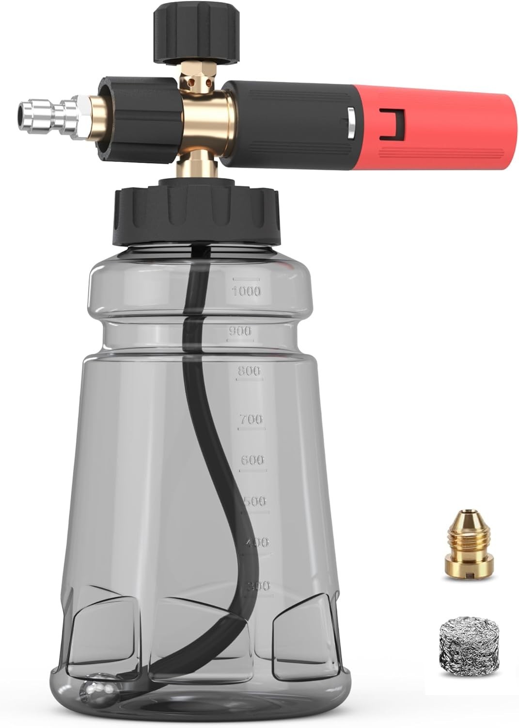 Pressure Washer Foam Cannon 1/4″ Quick Connector Adjustable Soap Car Wash