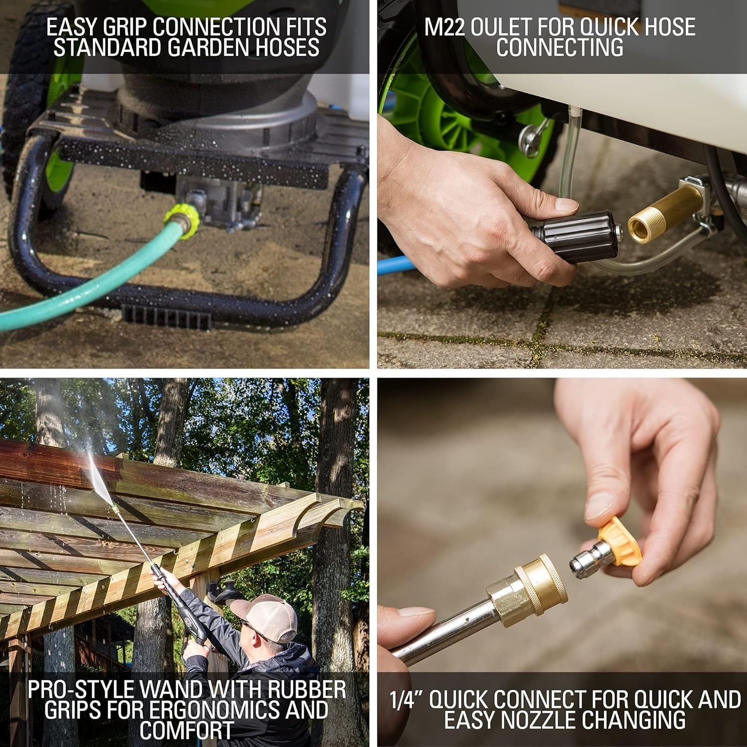 TruBrushless Electric Pressure Washer 2300 PSI, 2.3 GPM – Perfect for Homeowners