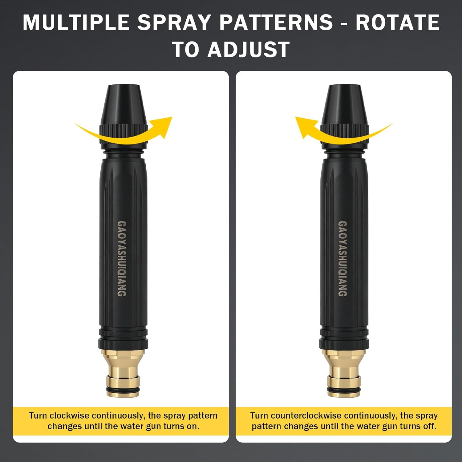 High Pressure Car Washer Jet Nozzle Water Gun w/Booster Nozzle for Car Washing