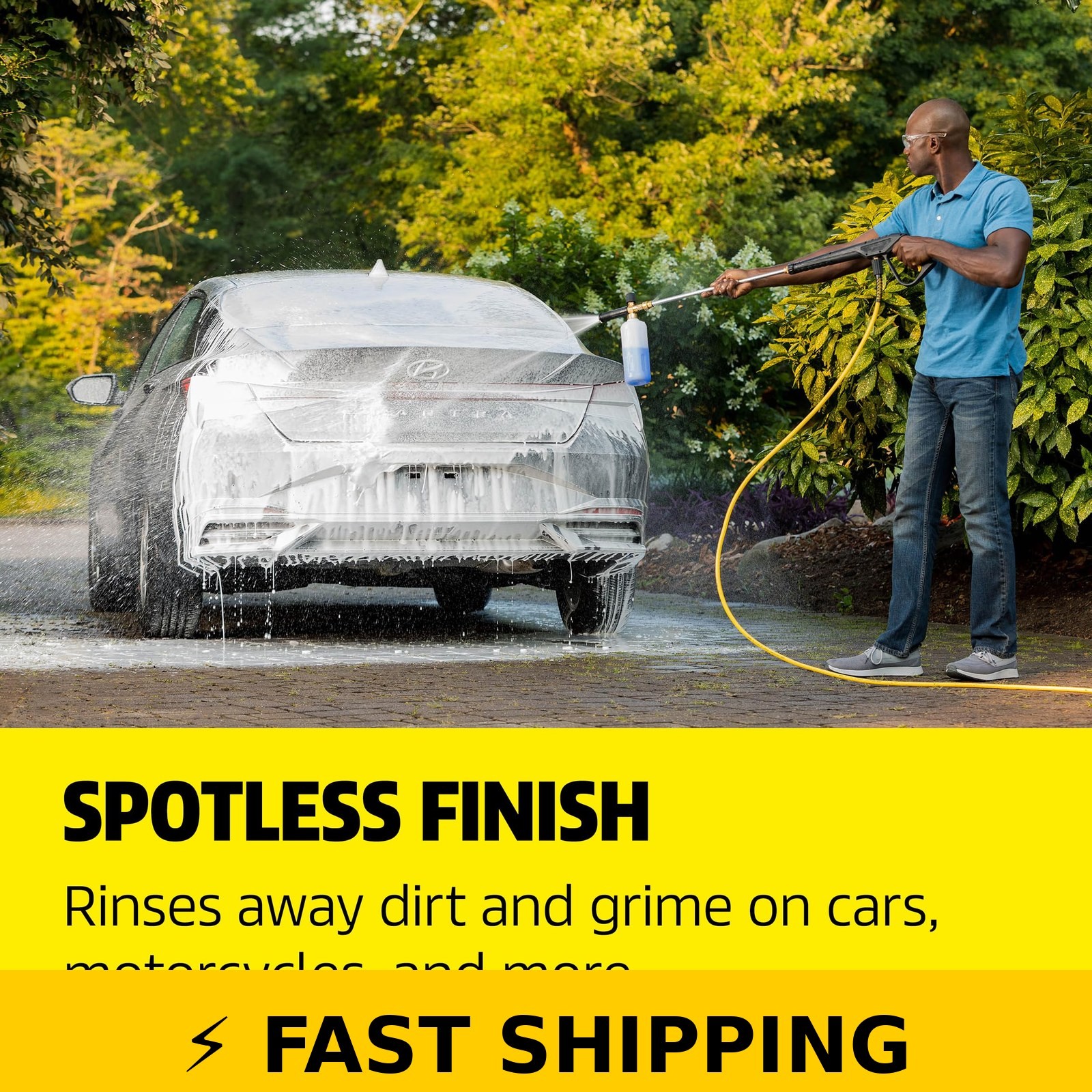 KÄRCHER Vehicle Wash and Wax Detergent – Cleans Cars, Bikes, Trucks