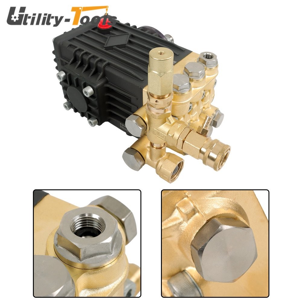 3600 PSI 4.9GPM Pressure Power Washer Pump 24mm Solid Shaft Belt Drive US
