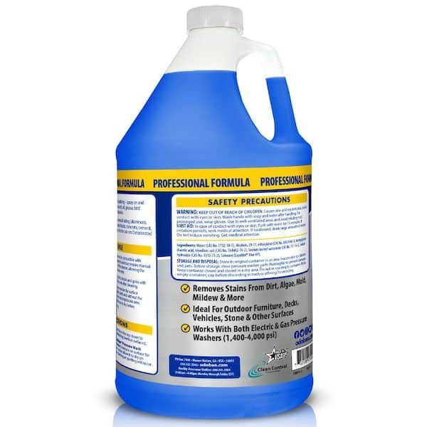 1 Gal. Pressure Wash Concentrate, Pro Pressure Washer Soap/Detergent for Siding,