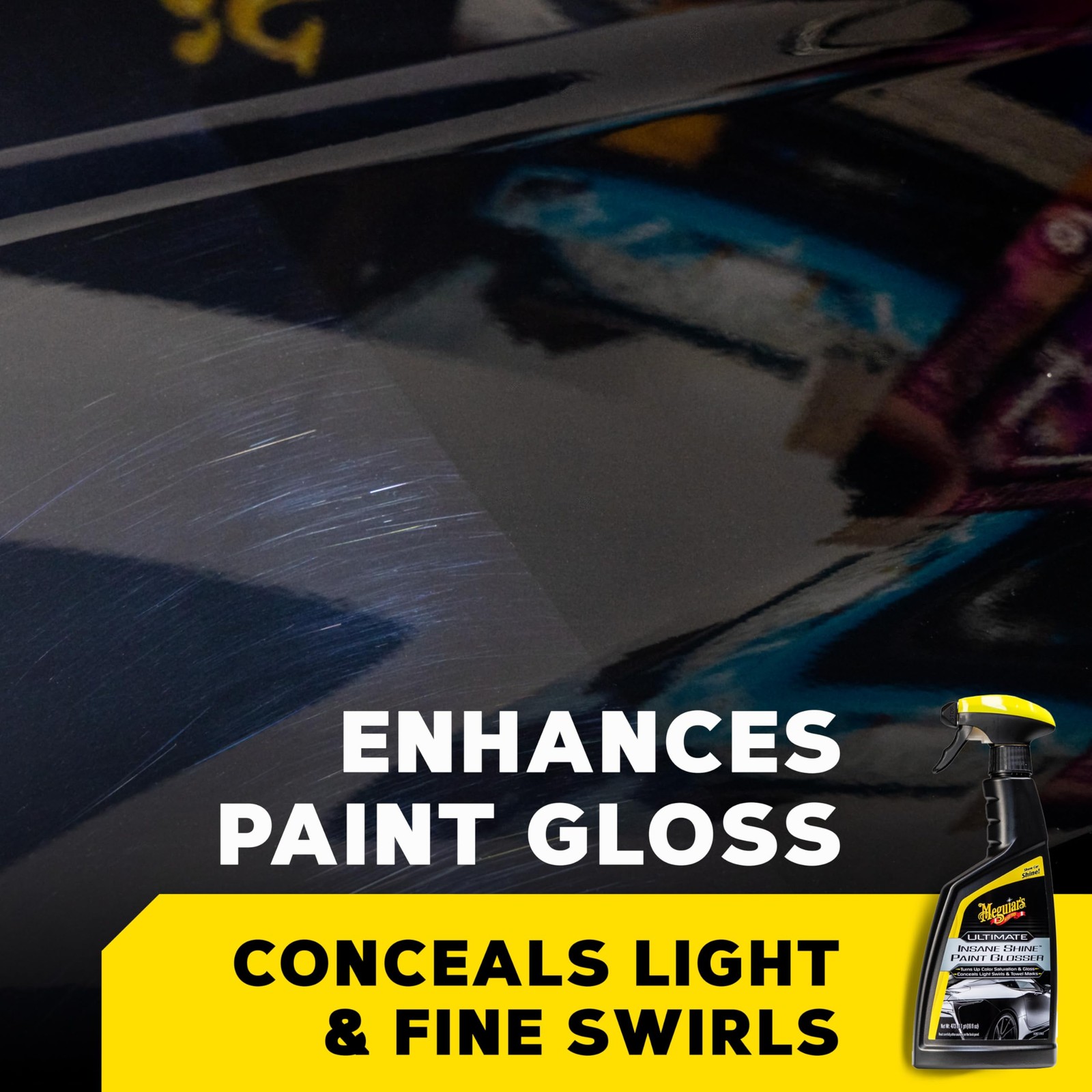 Meguiar’s Ultimate Insane Shine Paint 16 Fl Oz (Pack of 1), Glosser