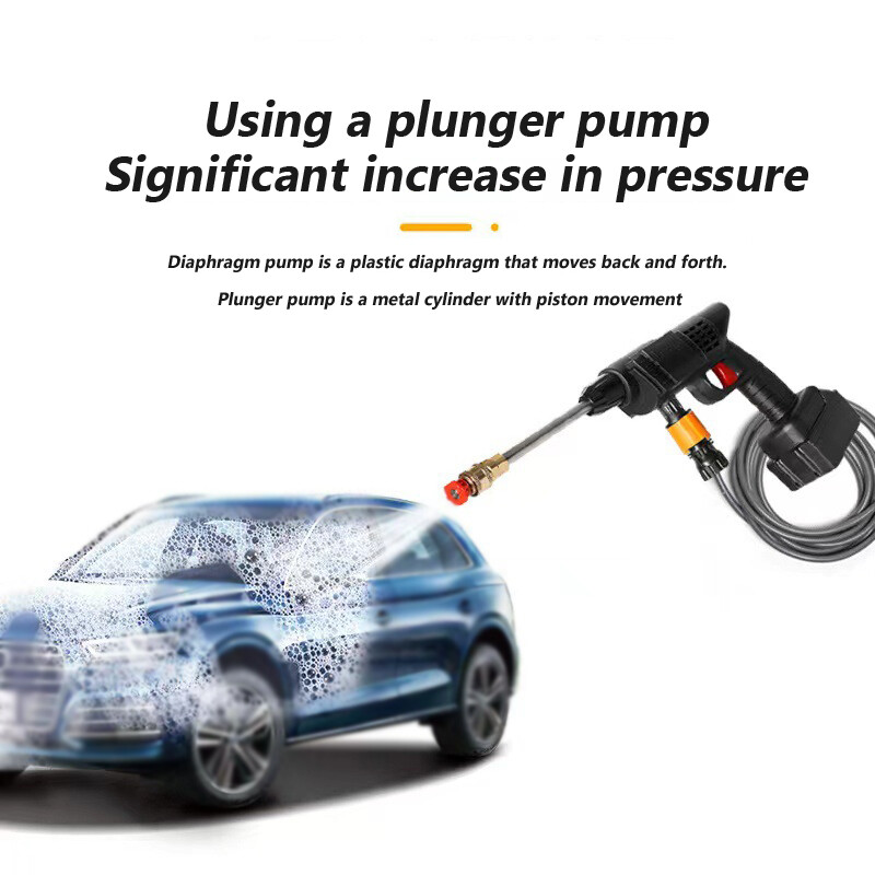 300W High Pressure Water Spray Gun Car Washer Wireless Cleaner Wash Machine Tool