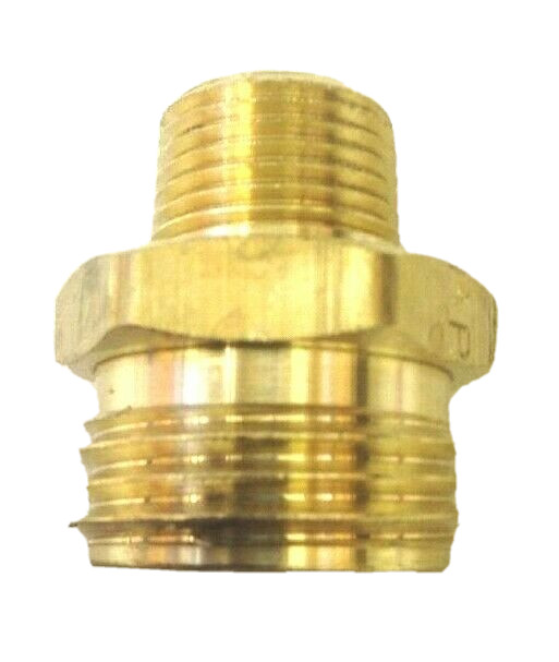 Male Garden Hose Fitting 3/4″ MGH To 3/8″ NPT Male Pipe Thread Adapter USA