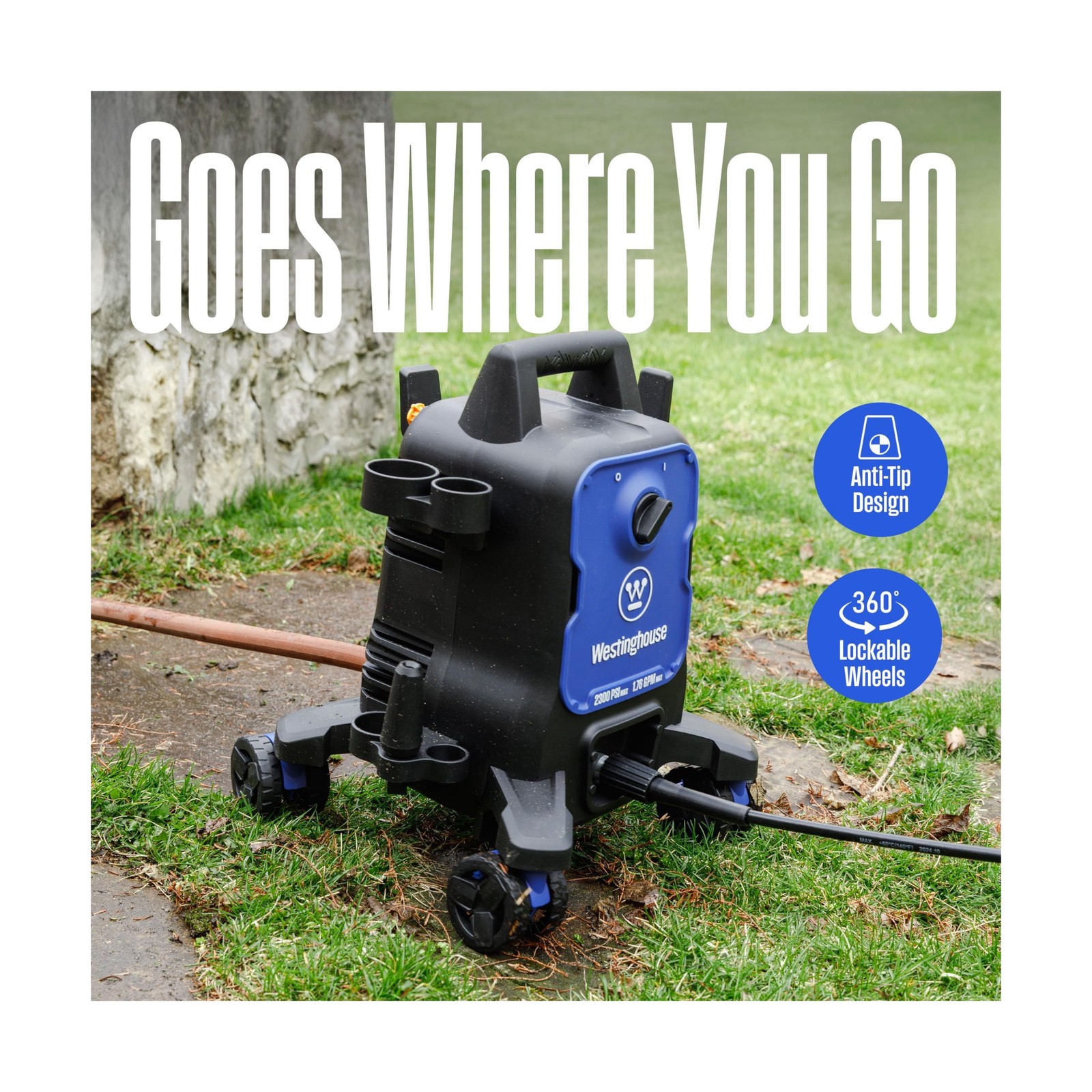 Westinghouse ePX3100 Electric Pressure Washer, 2300 Max PSI 1.7… USA FAST SHIP