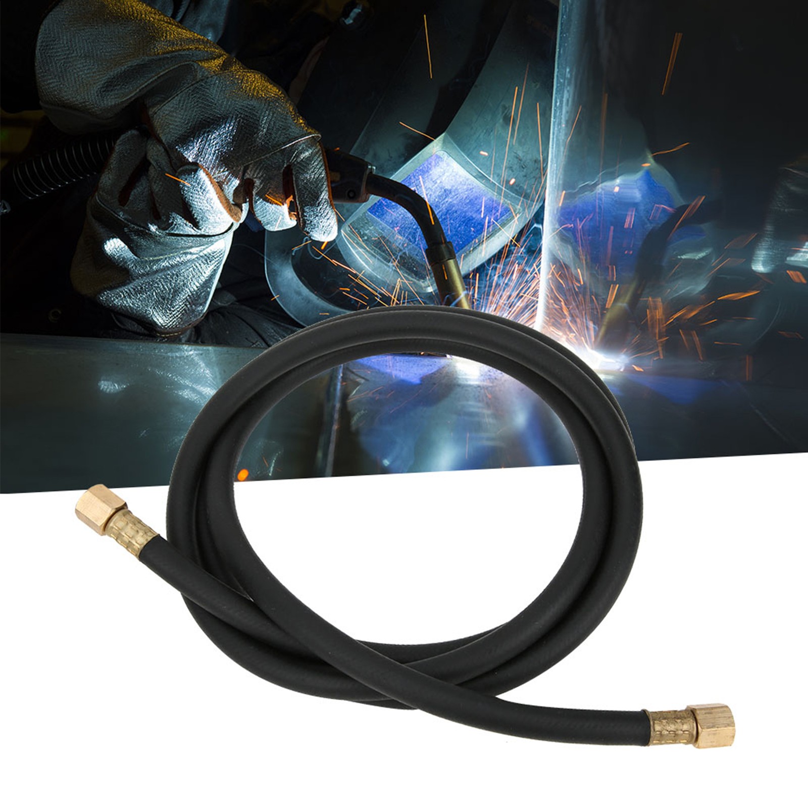 1/4 2.0m Inert Gas Hose Argon CO2 Nitrogen Compressed Air Hose Welding