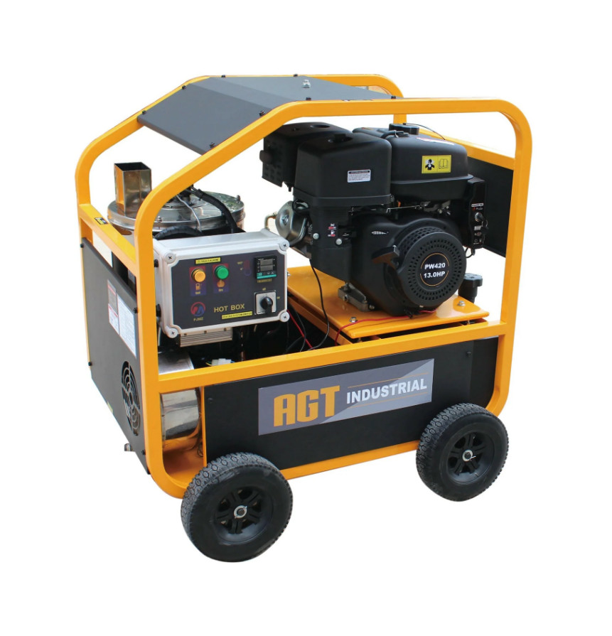 AGT 4000PSI 4GPM Hot Water High-Pressure Washer 13HP Gasoline Engine w/33ft Hose