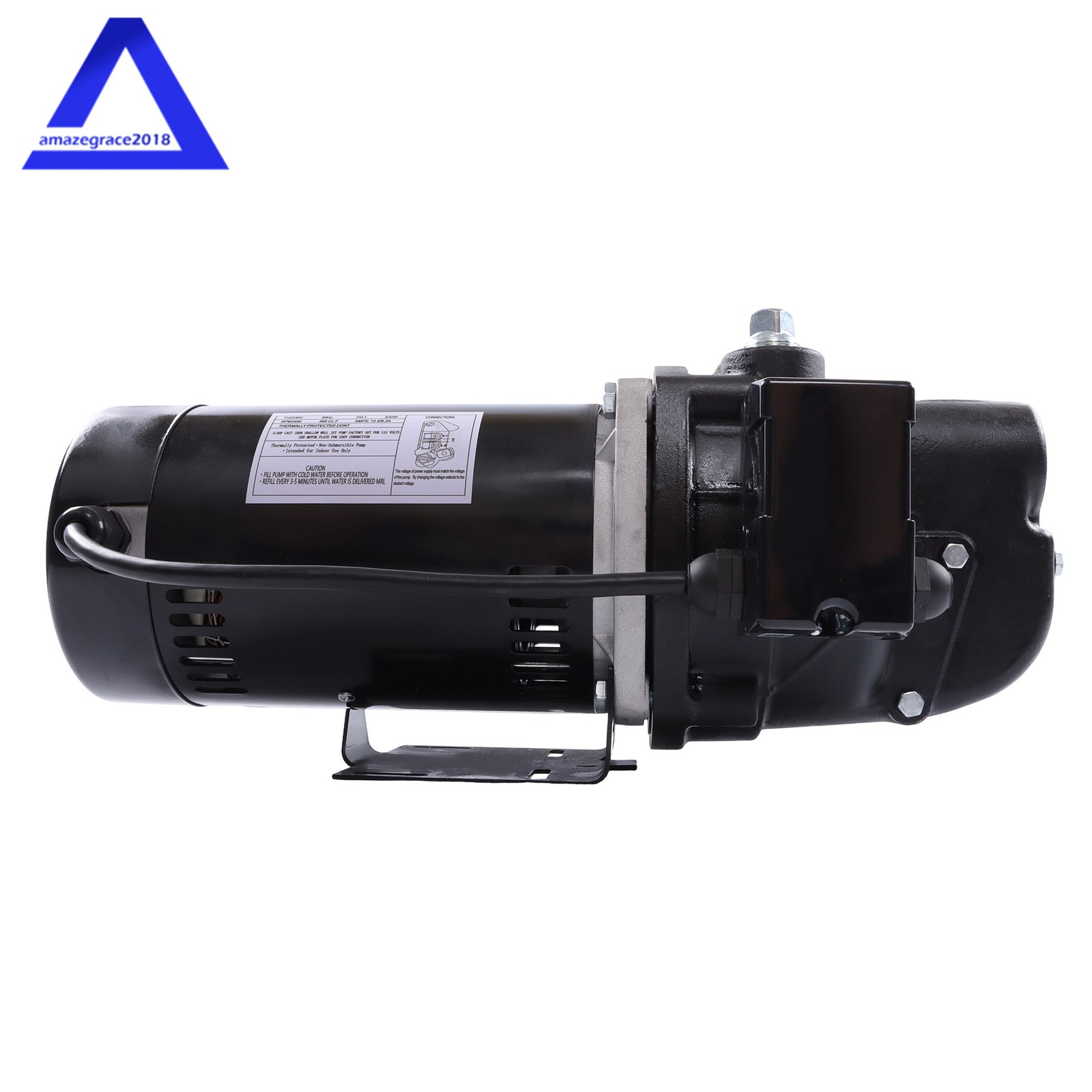 Heavy Duty 3/4 HP Shallow Well Jet Pump SWS75 Up to 510 GPH 115/230V 3480RPM