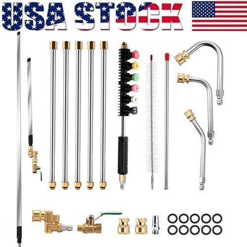 47″ &24″ Radiator Cleaning Wand Set, Pressure Washer Extension Wand Cleaning