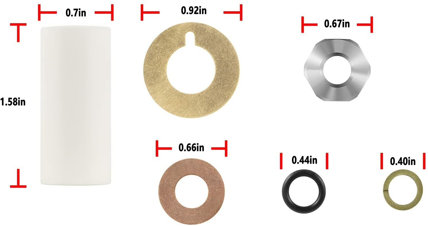 AR2546 Pump Piston Kit Ceramic Plunger Repair Kit For Annovi Reverberi 18mm
