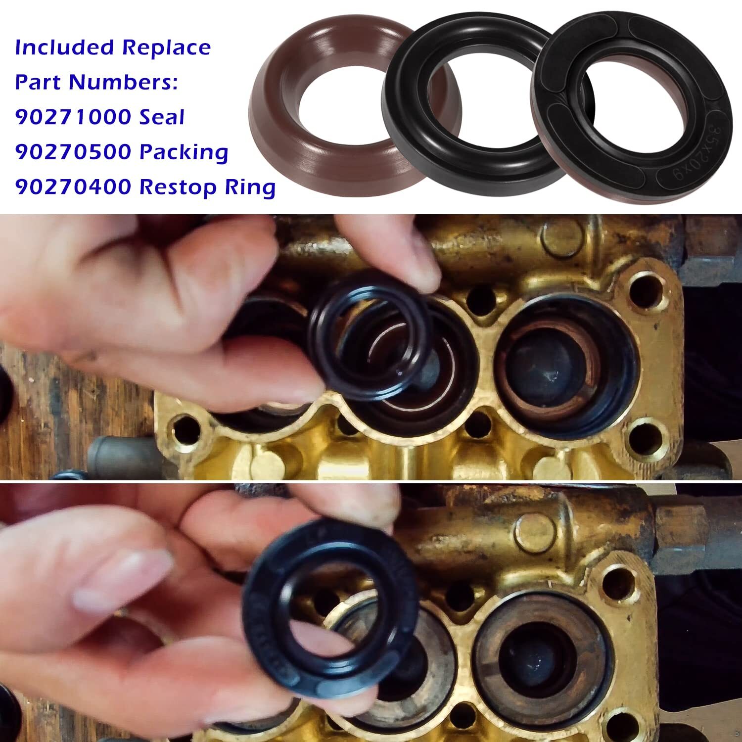 69 Packing Kit Restop Ring for 20mm Pressure Washer Pump for General Pump