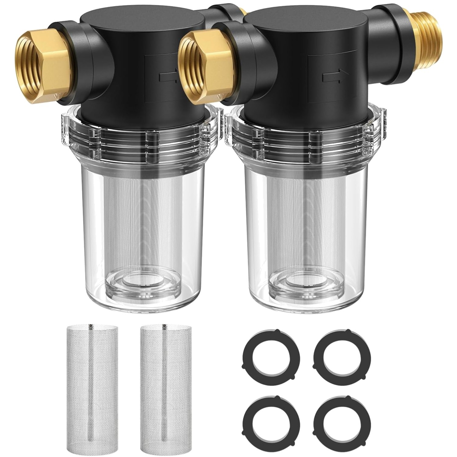 Hose Filter Set with 100 Mesh and 40 Mesh Screens