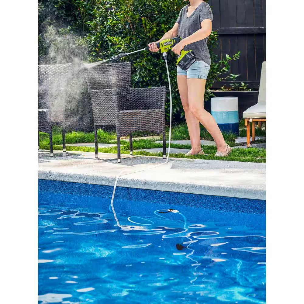 ONE+ HP 18-Volt Brushless Ezclean 600 PSI 0.7 GPM Cordless Electric Power Cleane