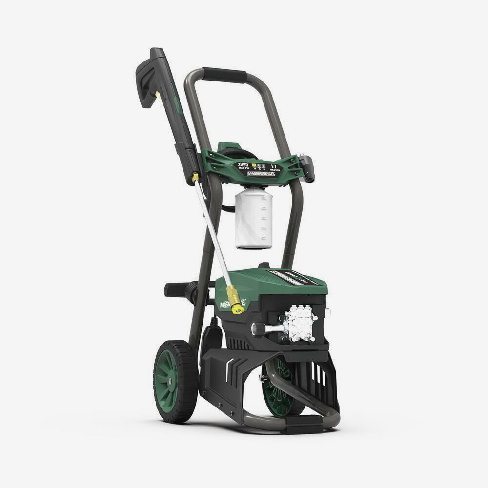 2000 PSI 1.7 GPM 13 Amp Wobble Plate Corded Electric High Pressure Washer