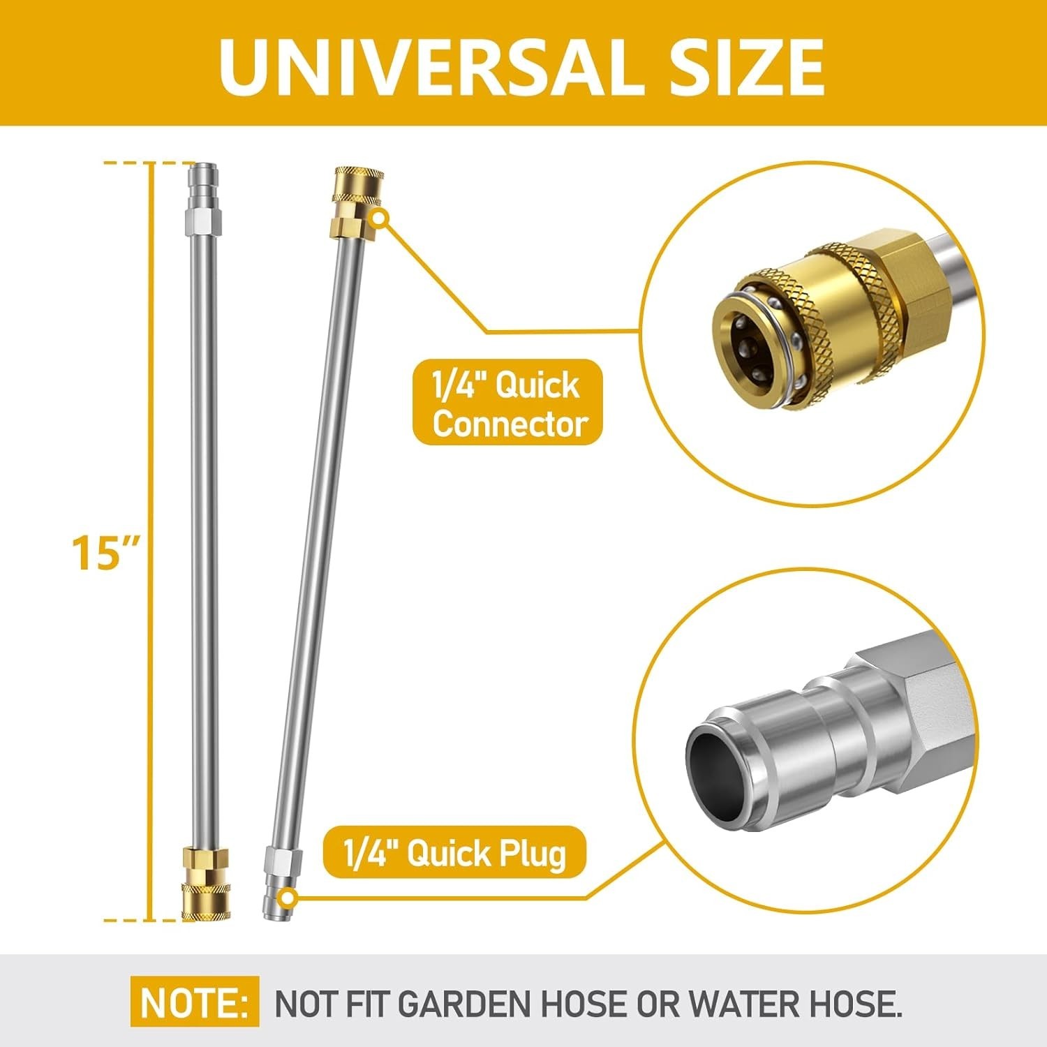 EP002 13.7″ Pressure Washer Surface Cleaner 4000PSI for Driveway/Sidewalk