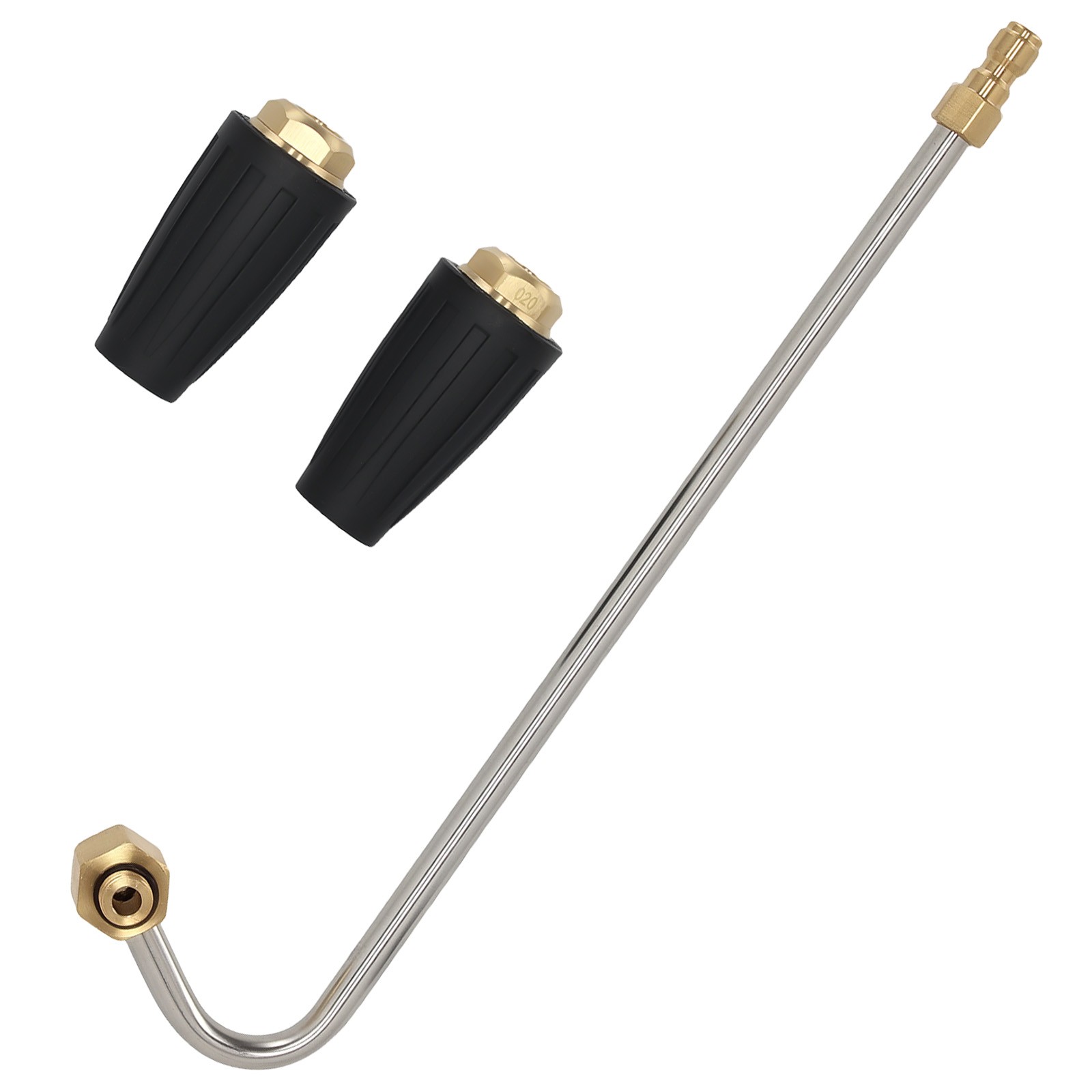 Elite Gutter Cleaning Device for Pressure Washer 4000PSI Brass Quick Connect