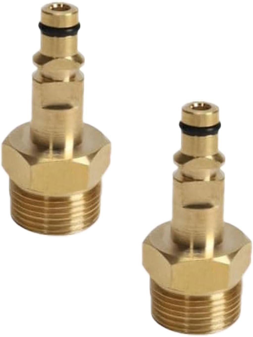 2-Pack Gold M22 Pressure Washer Hose Adapters Quick Connect for K Series
