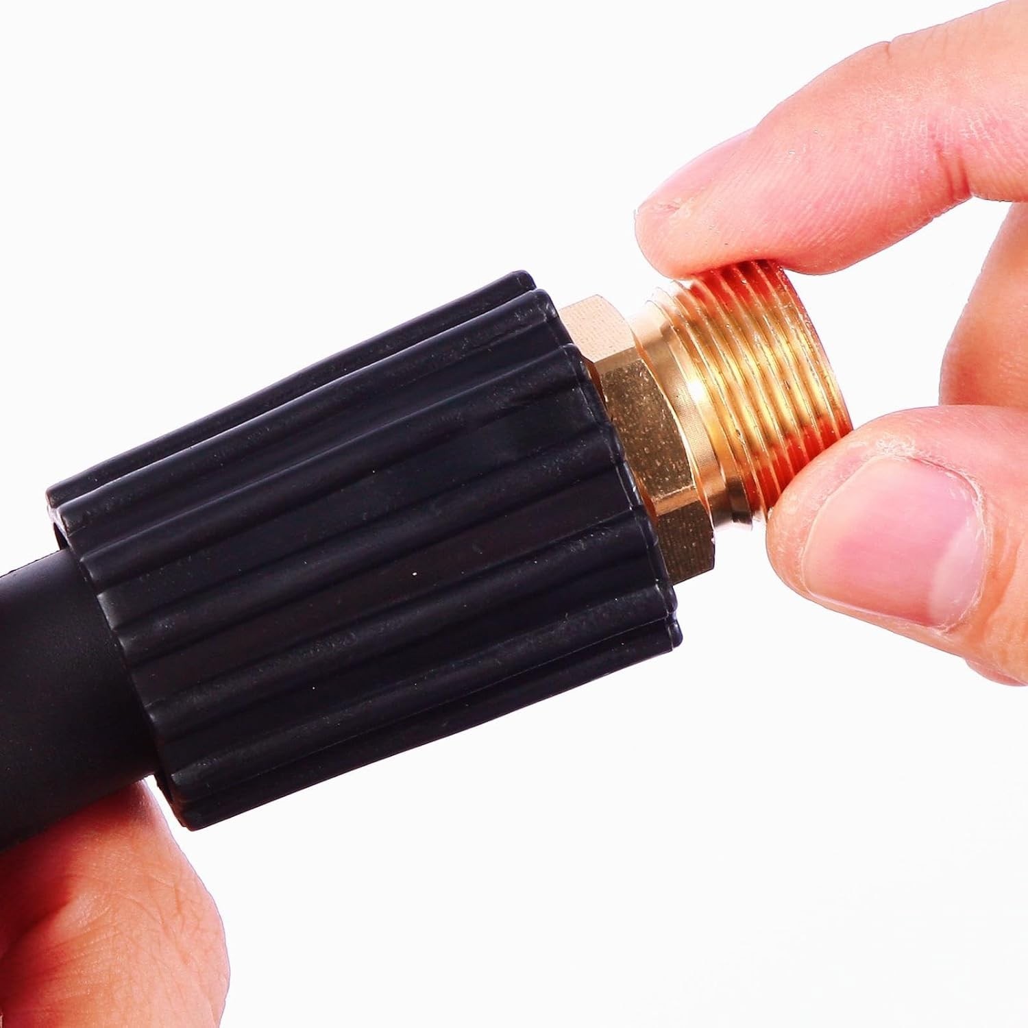 Pressure Washer Hose Connector, M22 14mm Adapter, Easy…