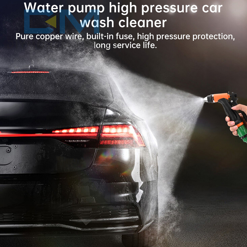 DC12V Portable Car High Pressure Washer Water Wash Cleaner Pump Kit Self-Priming
