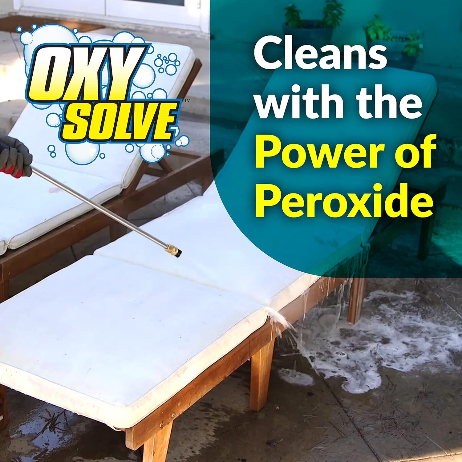 Oxy Solve Total Outdoor Cleaner Concentrate, Pressure Washer & Manual Use, EPA S