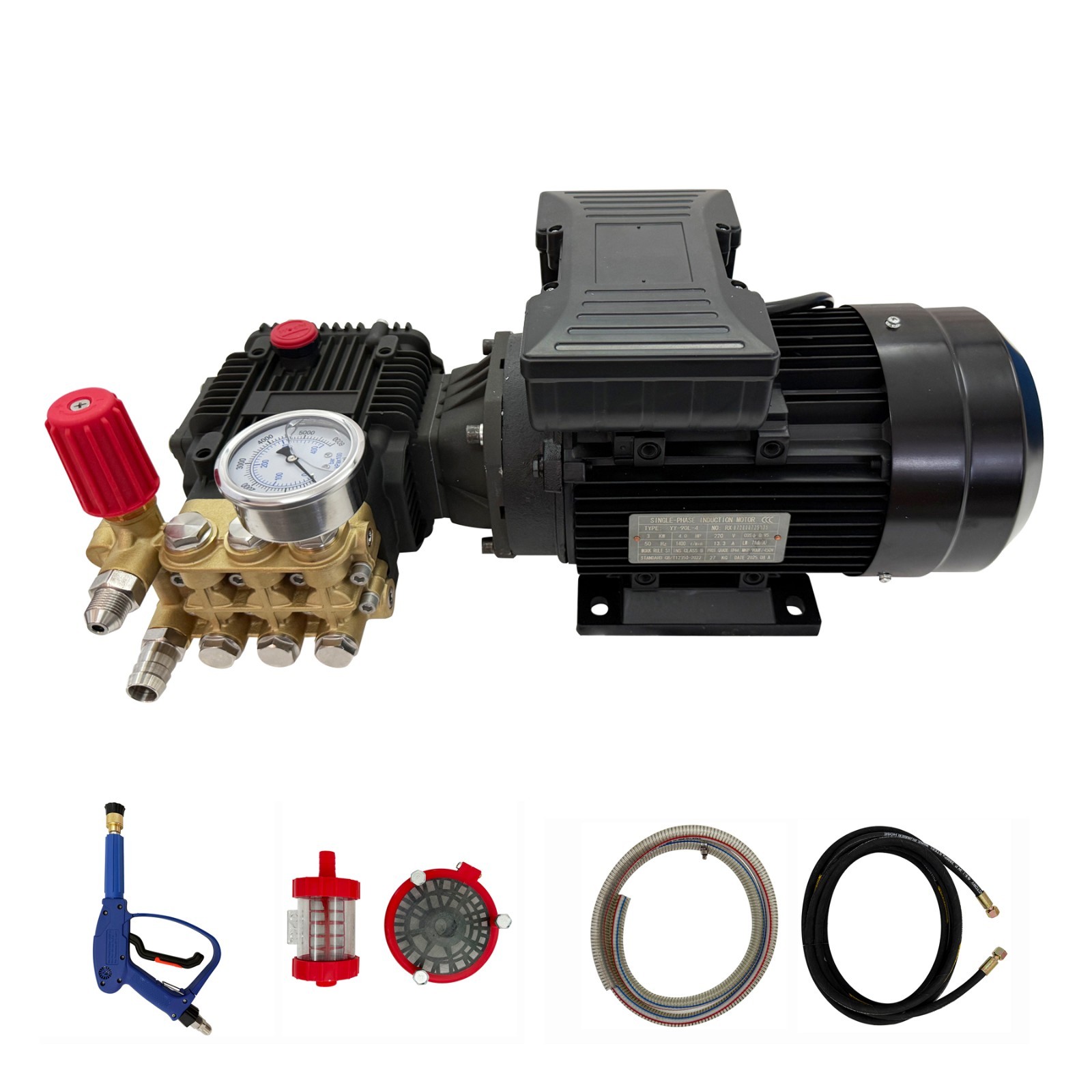 High Pressure Car Washing Machine Portable Cleaning Pump with Water Gun 220V