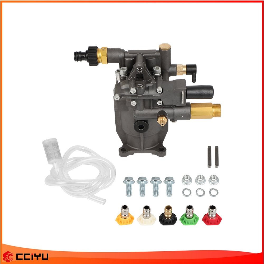 3/4Inch Shaft Horizontal Pressure Washer Pump Water Pump 3000 PSI 2.5 GPM