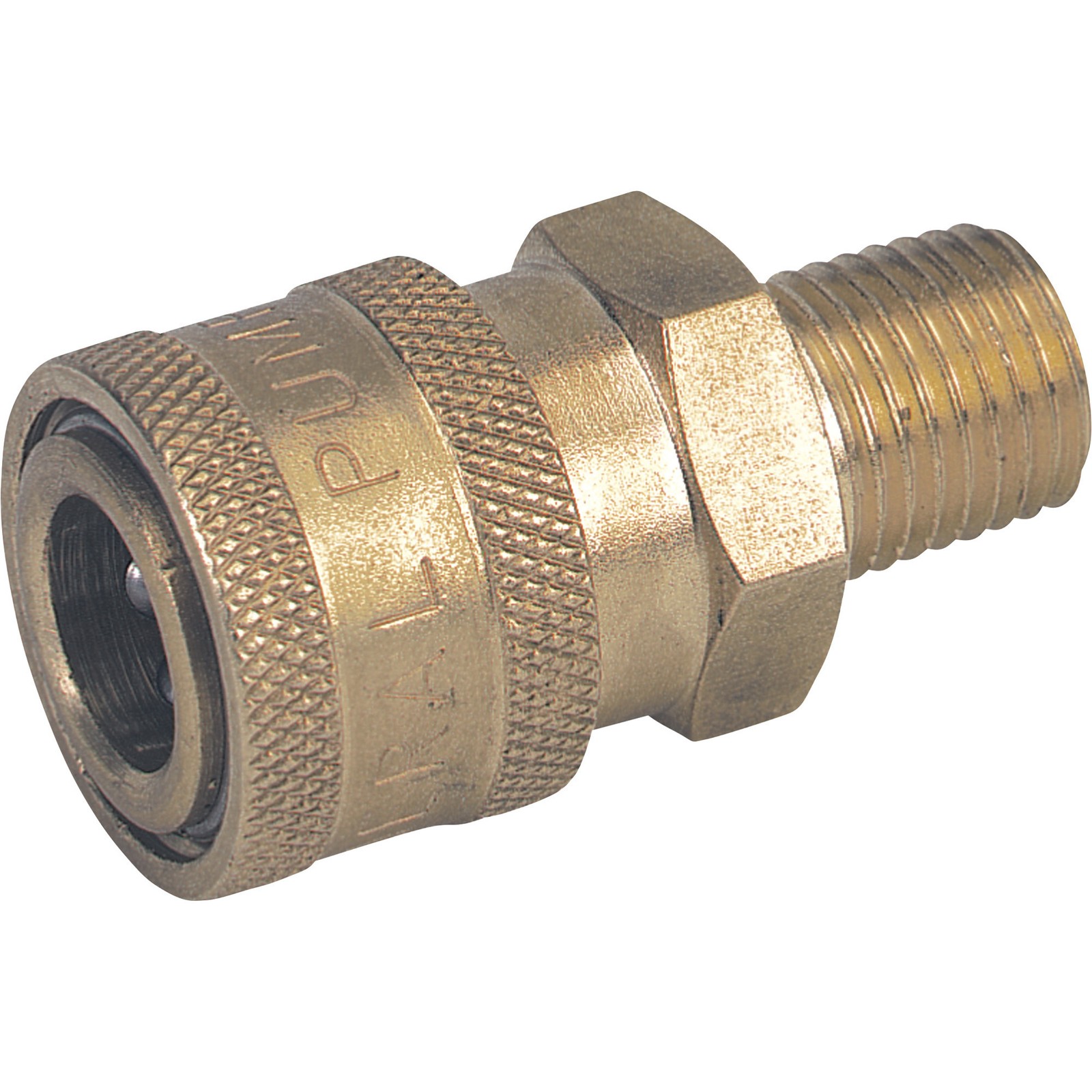 NorthStar Pressure Washer Quick Coupler, 3/8in. QC x 3/8in. NPT-M, 4500 PSI,